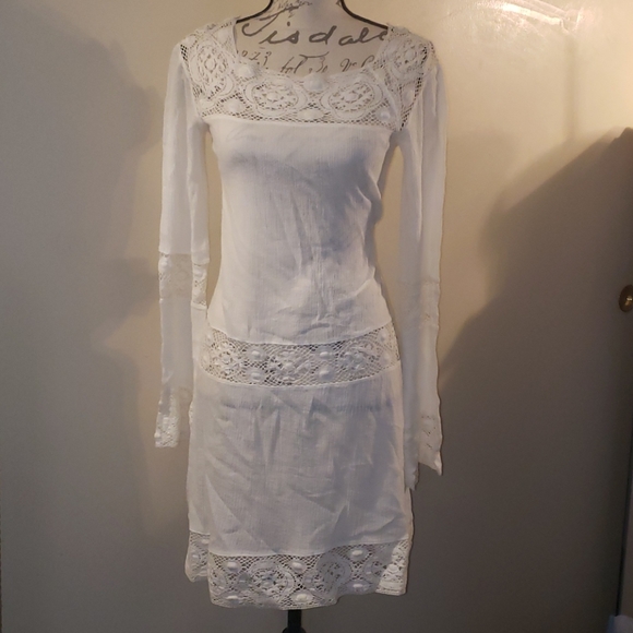 boho gauze dress